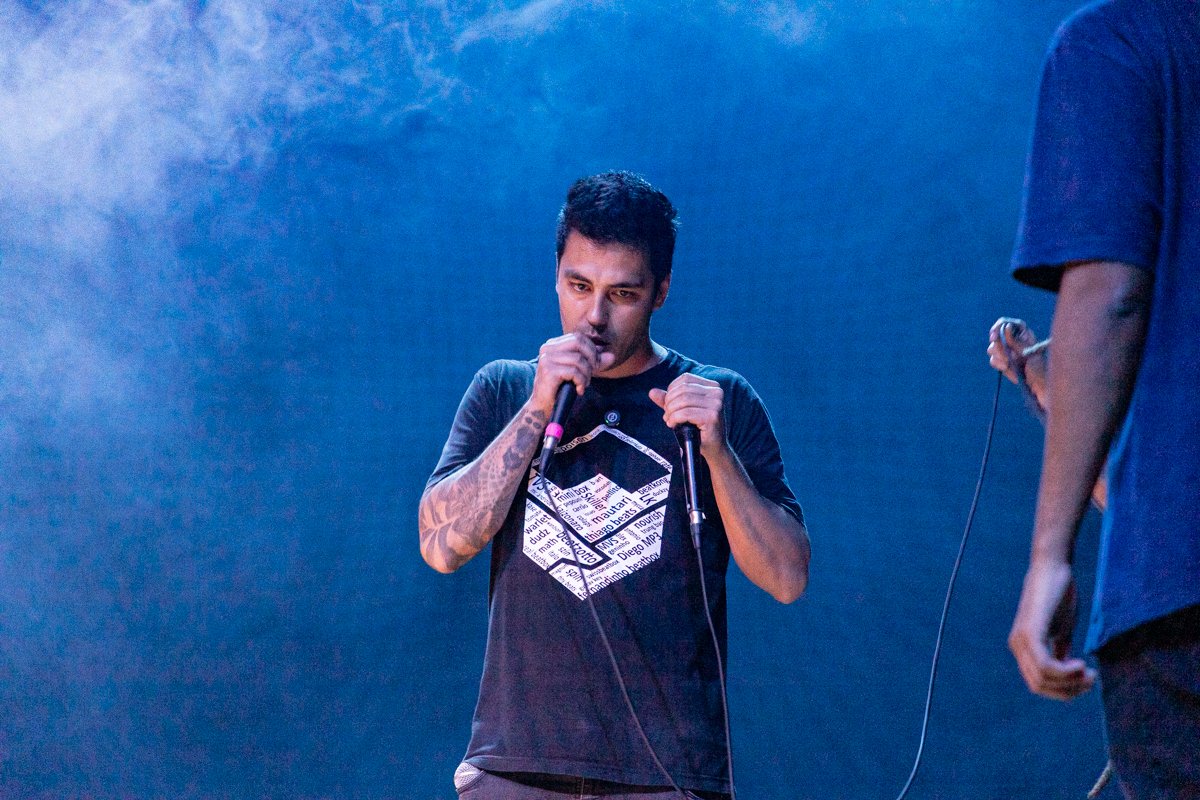 Foto de evento de beatbox da BeatFellas - Batalha de Vidro, cultura beatbox brasileira